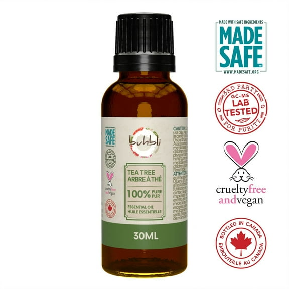 Buhbli Brands Huile essentielle d'arbre à thé 100% pure 30 ml