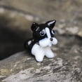 thumbnail image 4 of Figuras pequeñas de vidrio de 2 uds., arte de vidrio soplado a mano, animales, regalo coleccionable, decoración del hogar, 4 of 5