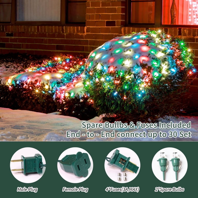 LAMPHOME150 LED Christmas Net Lights Outdoor Christmas Decorations