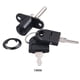 thumbnail image 5 of Moyic El cilindro de cerradura rotatorio de aleación de zinc de plata para archivadores fácil instala la cerradura de enlace de resistencia Herramientas y ferretería Negro 19MM, 5 of 6
