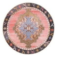 thumbnail image 3 of Unique Loom Timeless Collection Area Rug - Thomas (5' Round Pink/Blue), 3 of 8