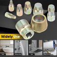 thumbnail image 3 of 1.5 Inch Tub Drain Extractor, 8PCS Pipe Nipple Extractor, Rusted Drain Tub Bathtub Stopper, Strong Grab Plumbing Tools, 3 of 7
