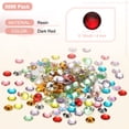 thumbnail image 3 of Paquete de 5000 Strass de Resina con Respaldo Plano, Cristales de 4mm para Manualidades/Ropa/Decoración de Uñas [Rojo Oscuro], 3 of 6