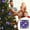 Purple_Free Size, variant on YOHAVEN Christmas Ornaments Set 44PCS Shatterproof Purple Baubles Small Tree Balls Xmas Hanging Decoration for Tree Branches Window Party Home Holiday Decor