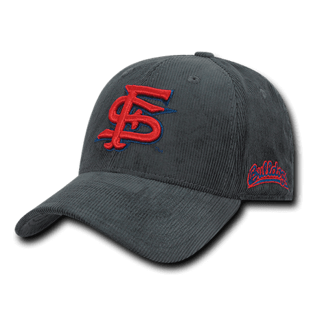 NCAA Fresno State University Bulldogs Structured Corduroy Baseball Caps Hats
