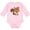 AD-Pink, variant on Inktastic Cute Squirrel, Squirrel With Flowers, Fluffy Tail Boys or Girls Long Sleeve Baby Bodysuit