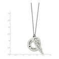 thumbnail image 2 of Stainless Steel Polished FAITH HOPE BELIEVE Wing 29in. Necklace, 2 of 2