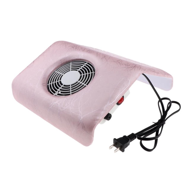 Potente Colector De Polvo De Succión De Clavo Profesional 40W No-derramando Filtro Extractor De Extracción De Polvo Fuerte Rosado Sunnimix Colector de polvo de Nail Art
