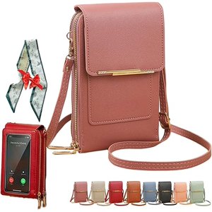 Leather Bag Touchscreen Crossbody Purse Touchscreen Phone Crossbody Bag Phone Crossbody Bag for Women