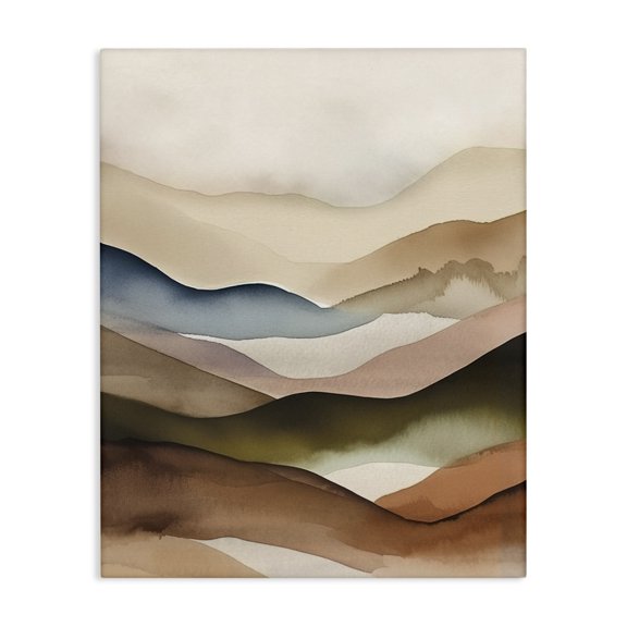 Stupell Industries Contemporary Abstract Mountain Range Canvas Art, 30 x 40, by Andrea Haase