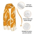 thumbnail image 3 of Shawl Wraps for Women - Autumn Orange Wheat Oversized Fall Winter Fashion Blanket Scarf for Women, 3 of 6