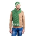 thumbnail image 2 of Three Shamrock Merino Wool Scarf, 2 of 4