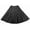 Black, variant on Stonewash Panel Midi Skirt with Elastic Waist for Womens/Teens 32 Inch Length black medium