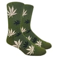 thumbnail image 4 of Cannabis Leaf Patterned Socks (Adult Large - Men's Shoe Sizes 8-12), 4 of 7