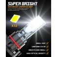 thumbnail image 6 of 6x 6000K LED Headlight H9 H11/H9 Hi/Low Beam H16/5202 Fog Light Bulbs Super Bright, 6 of 16