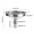 thumbnail image 2 of Mini Stainless Steel Funnel, 2 of 5