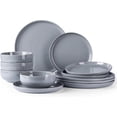 thumbnail image 1 of GBHOME Ceramic Dinnerware Set for 4, 12pcs Stoneware Plates and Bowls Sets, Handmade Chip and Scratch Resistant Dishes Set, Dishwasher & Microwave Safe, 1 of 7