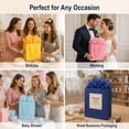 thumbnail image 4 of 8 PCS Gift Bags With Handles and 16 Tissues Medium Size Gift bags 8x5x10 Inch Paper Bags for Party,Birthday,Baby Shower,Wedding, School Supplies and Gifts, 4 of 4