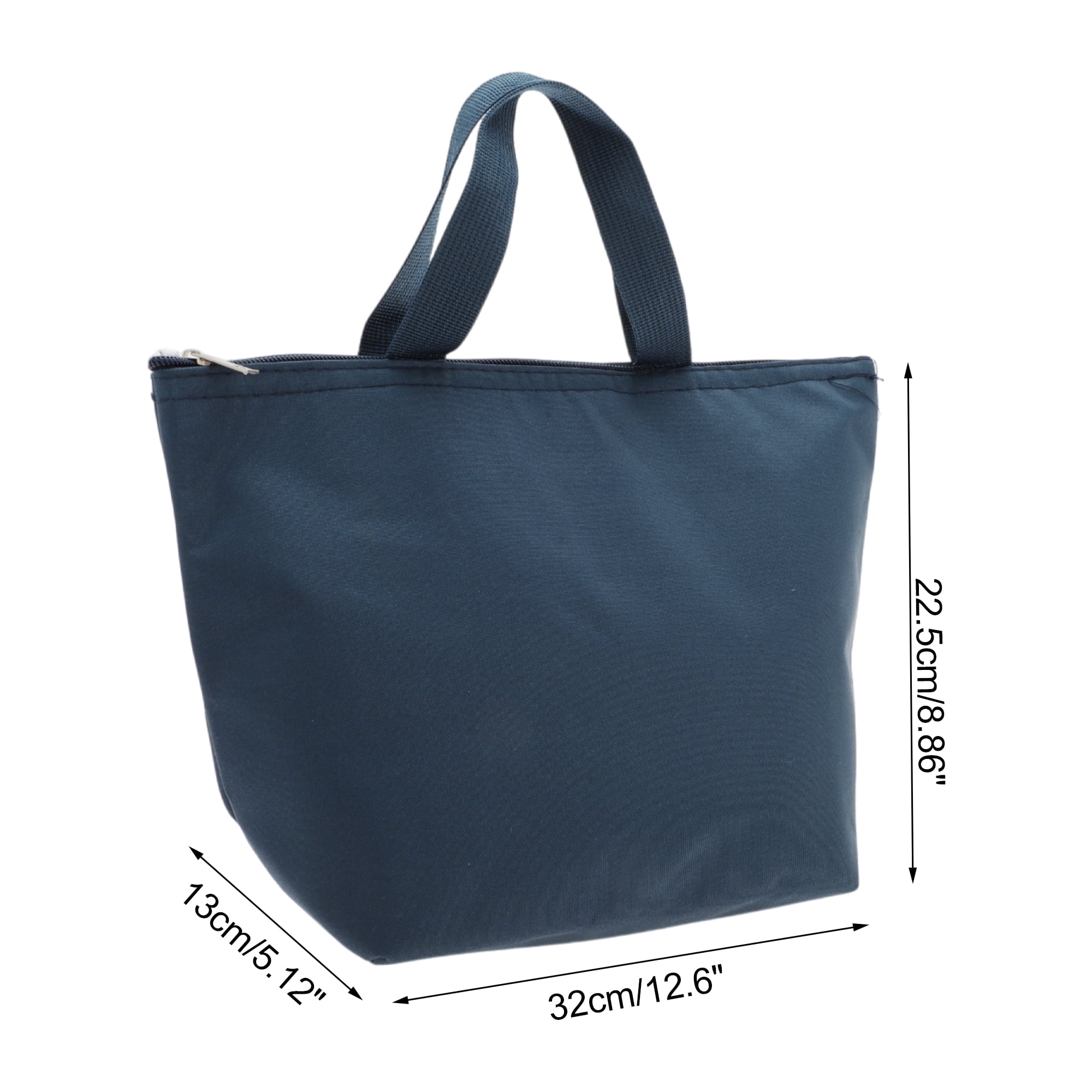 Unique Bargains Waterproof Thermal Bag for Work 12.6"x5.12"x8.86" 1 Pc Navy
