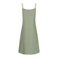 thumbnail image 4 of Prime Day Deals Summer Dresses for Teen Girls Fashion Adjustable Strap Sleeveless Sundresses 2025 Spring Casual Preppy Dresses Outfit Fourth of July Deals, 4 of 7