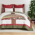 thumbnail image 4 of Greenland Home Christmas Tree - Authentic Patchwork - Cotton Quilt Set, 3-Piece King/Cal King, Holiday, 4 of 9
