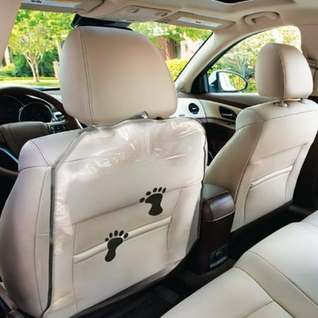 practik plastic kick mats car auto seat back protector 2 pack
