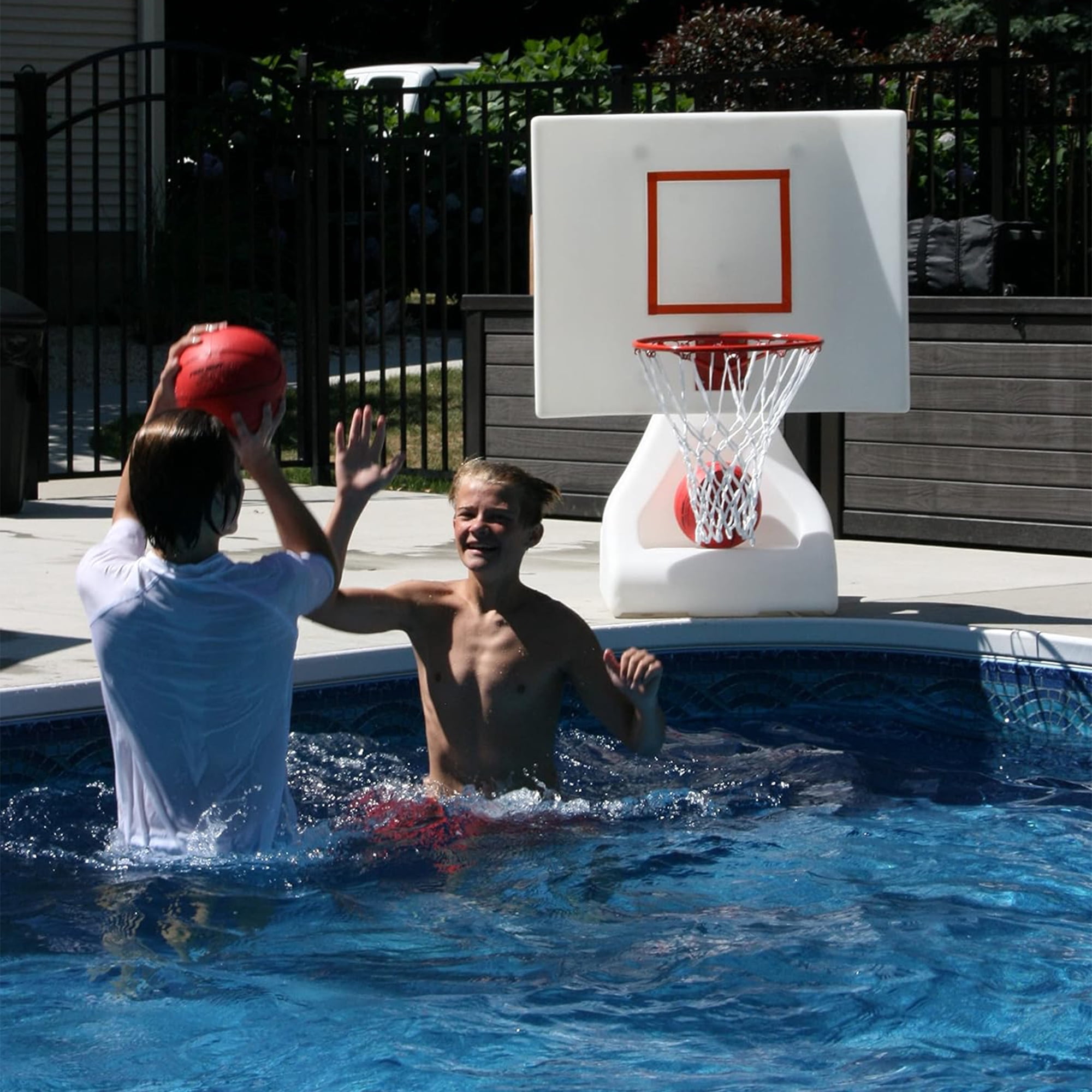 Good Ideas Pool Shot Rock the House Poolside Freestanding Basketball Hoop