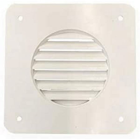 Battery Box Vent System Louver Cover - White - RVs, Campers, Trailers, Motorhome Repair (Louver Vent, White)