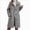 A244-Light Gray, variant on 6-7 Years Little Girls Wool Coat Long Button Down Lapel with Pockets Winter Outerwear