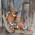 thumbnail image 2 of Mepaouo Women's Platform Espadrilles Wedge Sandals Casual Ankle Strap Dressy Summer Beach Shoes, 2 of 6