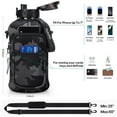 thumbnail image 4 of GEDUX 64oz Water Bottle with Straw & Spout Lid, Protective Sleeve, Handle, Half Gallon Motivational Water Jug, Leakproof BPA-Free Gym Water Bottle with Time Marker, 4 of 7