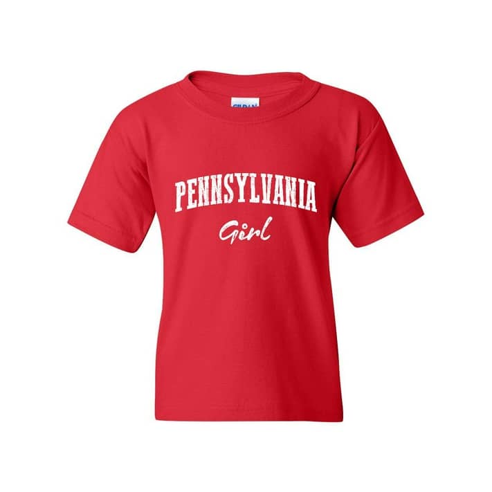 - Big Girls T-Shirts and Tank Tops Pennsylvania Girl - Walmart.com