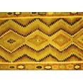 thumbnail image 1 of Ahgly Company Indoor Rectangle Southwestern Yellow Country Area Rugs, 4' x 6', 1 of 4