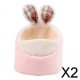 thumbnail image 1 of 2x Casa de Guinea para Animales Pequeños, Cama Cálida, Escondite Térmico, Protección Contra El Frío, Accesorios para Dormir, Cueva, Nido de Hámster de 2 piezas, 1 of 4