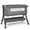 light Gray, variant on Poit Baby Bassinet Sleeper, Adjustable Bedside Sleeper, Lightweight and Convenient for 0-18 Months, Dark Gray