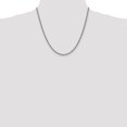 thumbnail image 2 of 14k White Gold 20 Inch 3mm Rope Chain Necklace Pendant Charm, 2 of 9