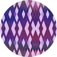 thumbnail image 1 of Ahgly Company Machine Washable Indoor Round Transitional Bright Purple Area Rugs, 5' Round, 1 of 7