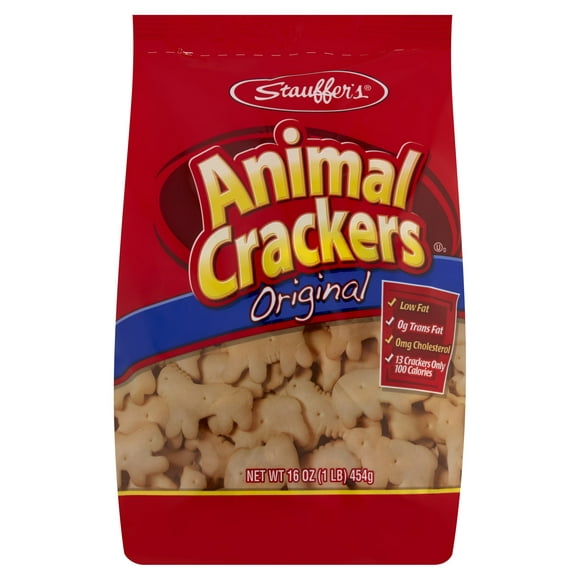 Stauffer's Original Animal Crackers, 16oz Shelf-Stable Bag