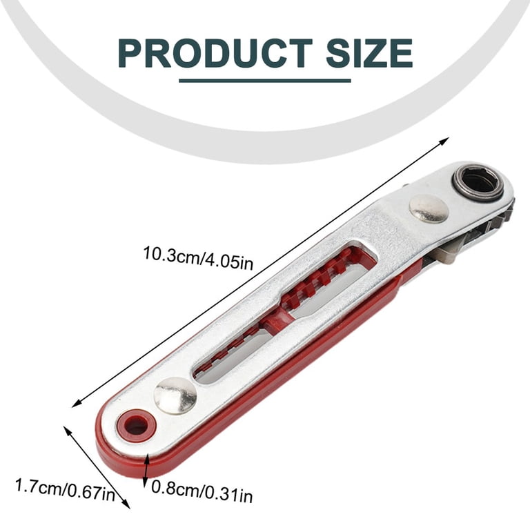Elbow Head Mini Ratchet Wrench 90 Degree Offset Screwdriver  display picture 2