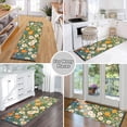 thumbnail image 6 of Yayeee Runner Rug for Bedroom 2'x6' Machine Washable Hallway Non Slip Mat, Orange Floral Garden, 6 of 8