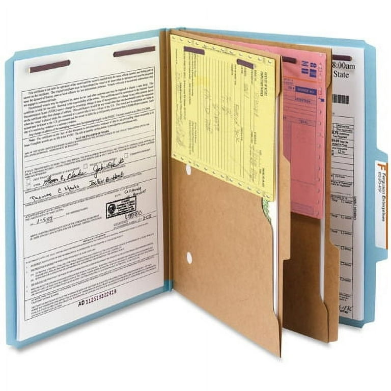 Nature Saver 2/5 Tab Cut Letter Recycled Classification Folder - 8 1/2 Nature Saver 2/5 Tab Cut Letter Recycled Classification Folder - 8 1/2