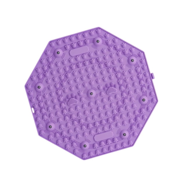 Punto de presión del ador de pie almohadilla compacta antideslizante reflexología del pie almohadilla acupresión de acupresión para la sala de Violeta