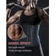 thumbnail image 2 of Waist Trainer for Women Sauna Waist Trimmer Corset Cincher Underbust Sweat Body Shaper Long Torso Adjustable Size XXXL, 2 of 4