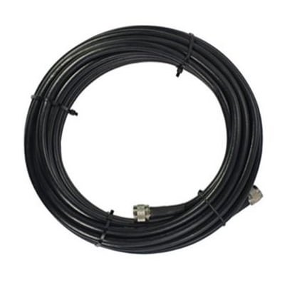 Surecall 100' SC-400 Câble Coaxial Ultra Faible Perte avec Connexions N-Mâle - Noir