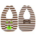 thumbnail image 3 of Toddler Bibs Double Sided Waterproof Soft Cotton Cute Cartoon Pattern Washable Bibs for Infant Boys Girls 6, 3 of 3