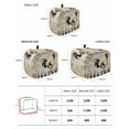 thumbnail image 3 of Fsddascl Vintage Rooster Small Toaster Cover 2 Slice, Kitchen Appliance Covers, Farmhouse Animals Geometric Toaster Oven Cover with Loop, Bread Machine Cover Polyester Dust Cover Protection, 3 of 5