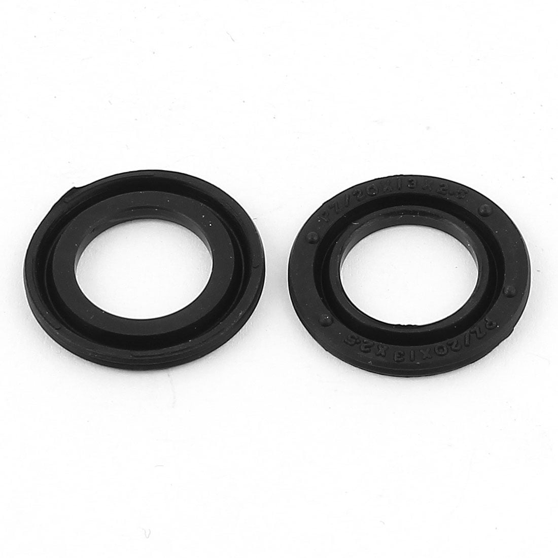 2pcs 20mmx13mmx5mm Rubber Air Seal Gaskets Black for PZ Type Air