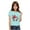 Blue, variant on JoyHoop Kids T Shirt Flower Cat Graphic Shirt Summer Girls Floral Cat Tops White Short Sleeve Wild Tee Cute Animal Cartoon Cat T-Shirt