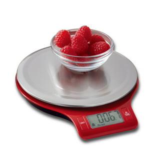  MARLIZ 11 lb/ 5Kg Mechanical Food Scale for Kitchen, Analog  Kitchen Scale with 2 Bowls Grams and Ounces, balanza di cocina Food Weight  Scales red