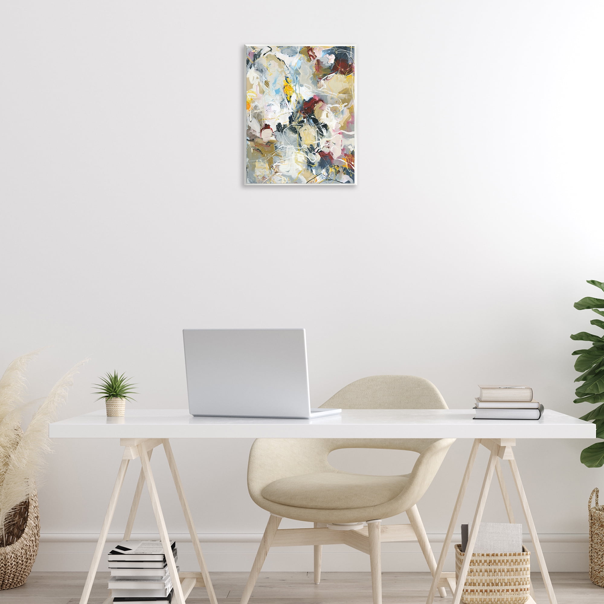 Energetic Frequency Abstract Wall Plaque Art, design by Design Fabrikken